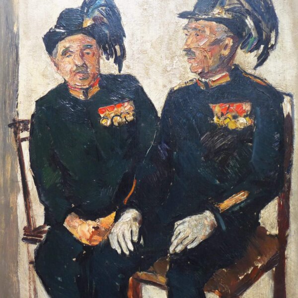 Anton Lutz, Gemälde, Zwei Veteranen