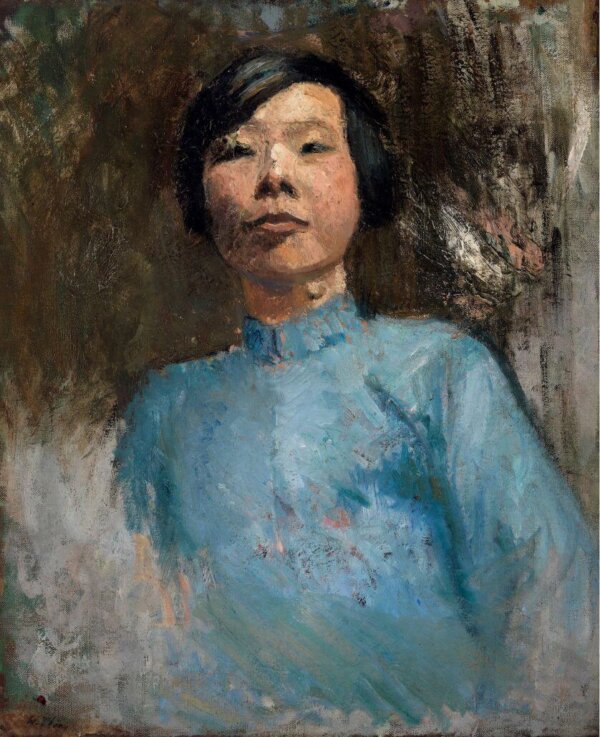 Wilhelm Thöny, Gemälde, Portrait einer Chinesin