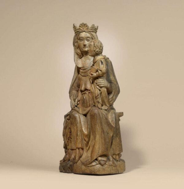 Thronende Madonna, Skulptur um 1360