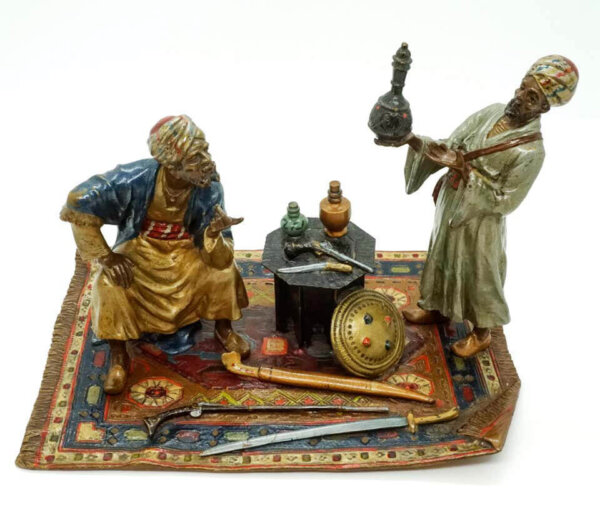 Franz Bergmann Bronze, Orientalische Antiquitätenhändler