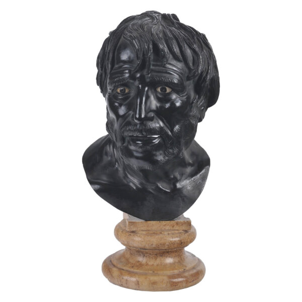 Seneca Portraitbüste - Bronze, Italien um 1780