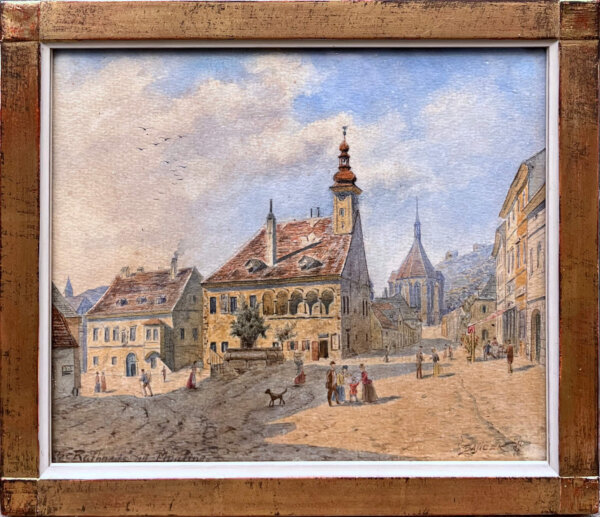 Carl Wenzel Zajicek, Rathaus in Mödling
