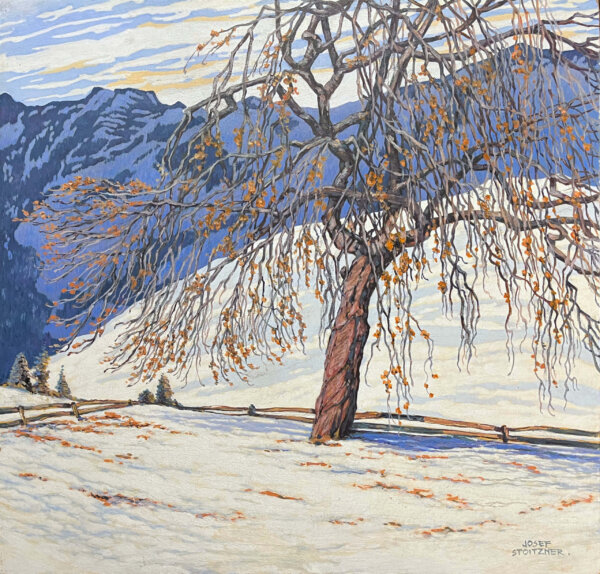 Josef Stoitzner, Baum im Winter