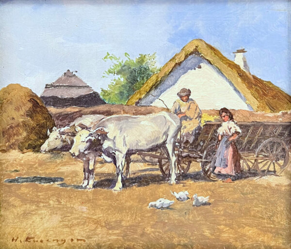Hans Enzinger, Am Bauernhof