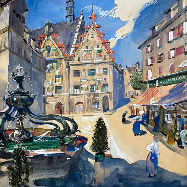 Oskar Laske, Syrlin Brunnen in Ulm