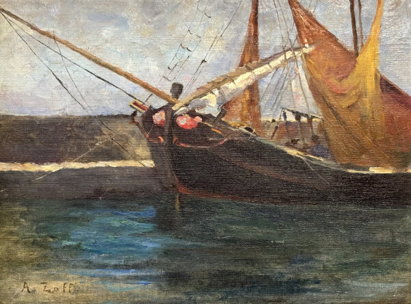 Alfred Zoff, Segelboot