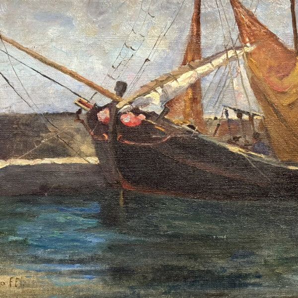 Alfred Zoff, Segelboot