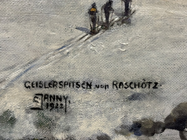 Georg Janny, Geislerspitzen von Raschötz