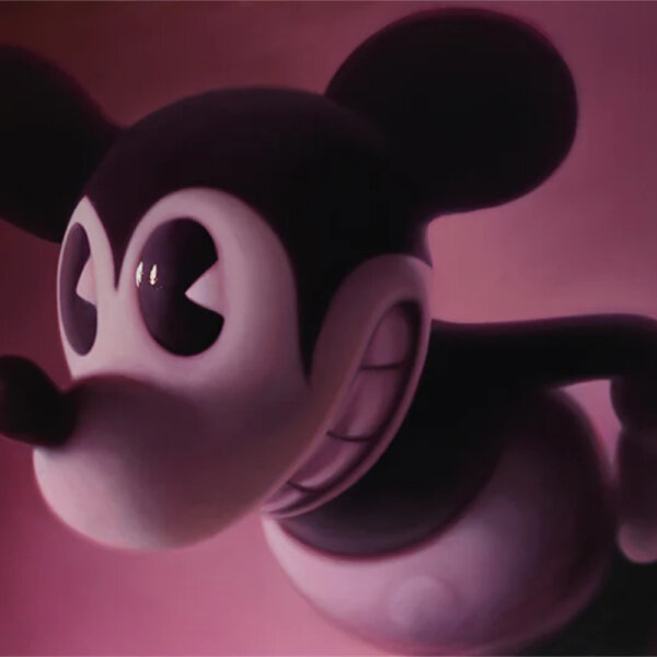 Gottfried Helnwein, Mickey Mouse, pink